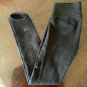 Black Gymshark Pause Seamless Leggings